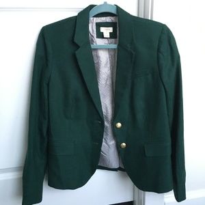 J. Crew Schoolboy Blazer - Hunter Green